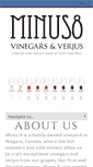 Mobile Screenshot of minus8vinegar.com